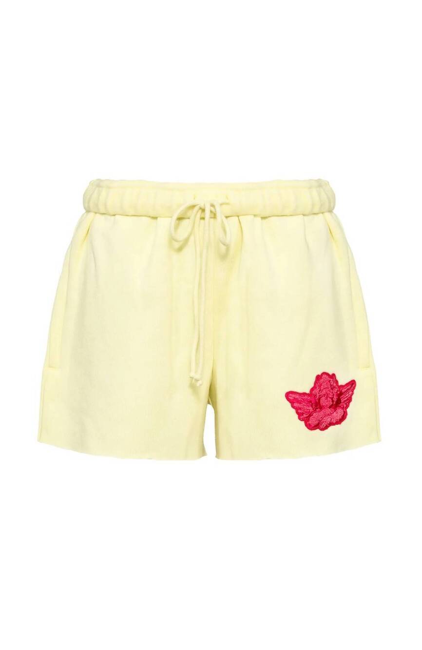 NEW BOYS LIE women's razzle dazzle v2 basic shorts in yellow